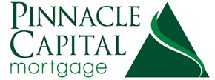 The logo for pinnacle capital mortgage.
