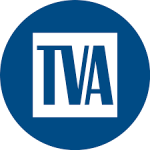 The tva logo in a blue circle.