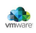 Vmware logo on a white background.