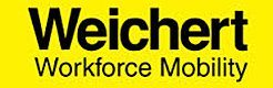 Weichert workforce mobility logo on a yellow background.