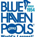 Blue Haven Pools & Spas logo at corporate events in San Diego.