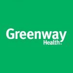 Greenway health logo on a green background is perfect for corporate events in Tampa, FL.