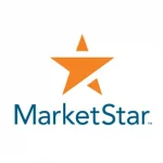 The market star logo on a white background promoting team building in Utah.