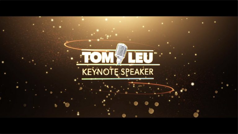 The kick-off keynotes logo for Tom Leu's keynote speaker.
