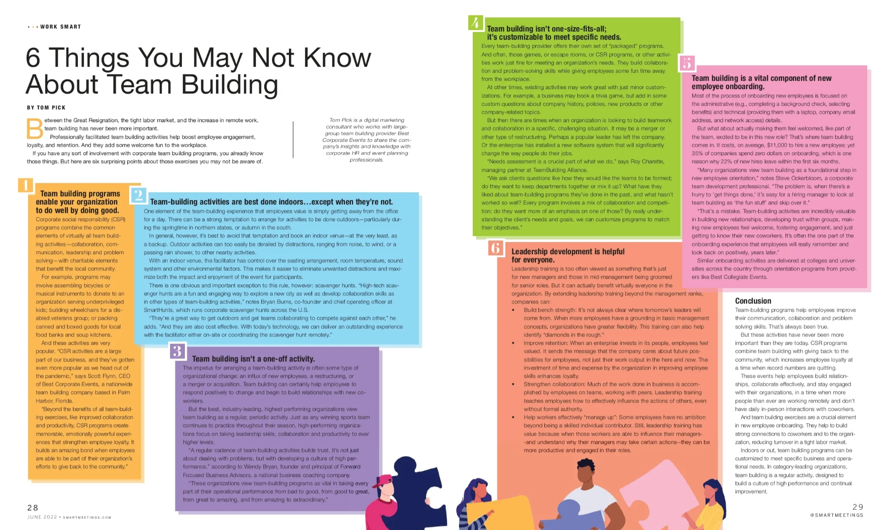 6 things you may not know about team building.
