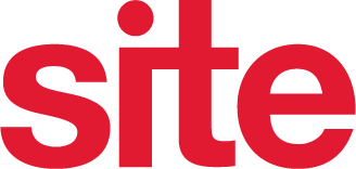 Red lowercase text spelling "site" on a transparent background.