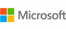 Microsoft logo on a green background.