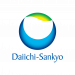 Daiichi-Sankyo logo featuring a circular blue and green gradient symbol above the company name in blue text on a white background.
