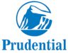 A blue logo with the word prudential on it.