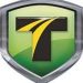 TruckPro-150×150 A green shield with the letter t on it.