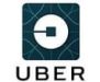 The uber logo on a white background.