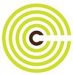 A green and brown logo with the letter c.
