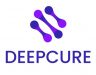 Deepcure logo featuring three interconnected purple nodes above the word "DEEPCURE" in bold blue capital letters on a white background.